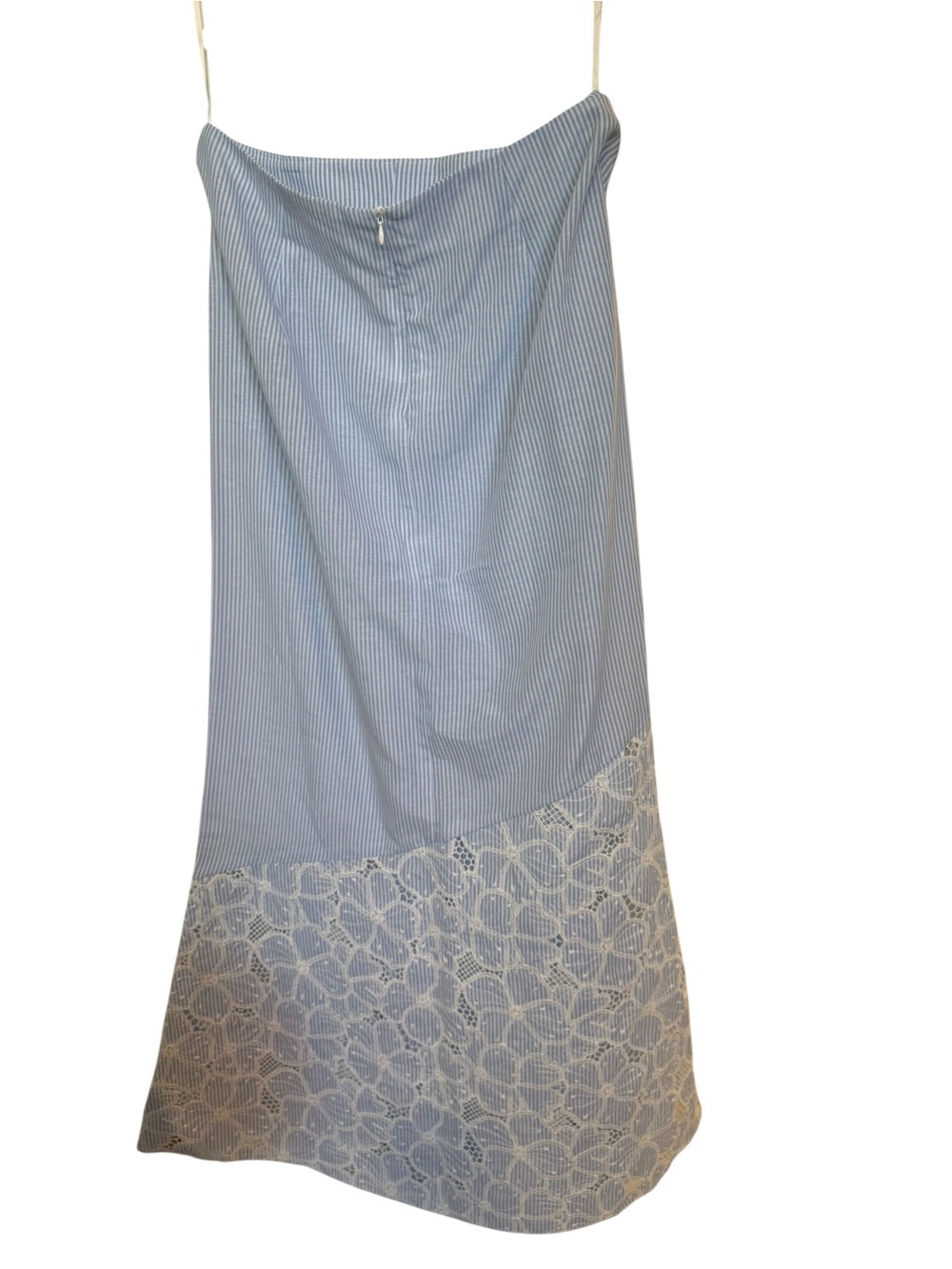 Commense SET Lace Panel Striped Top & Midi Skirt Set - Picture 5 of 16